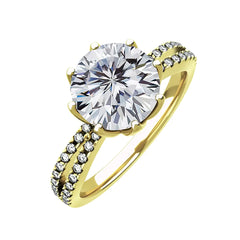 Moissanite Classic Wedding Ring